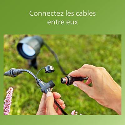 Buitenspot PHILIPS Laagspanning GardenLink 1x6W, 2700K, IP44 - Voeding niet inbegrepen