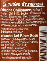 Sriracha - Chilisaus Fles - 455ml - thumbnail