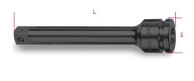 Beta 710/22-Slagverlengstuk, 3/8" Aansluiting - 007100825
