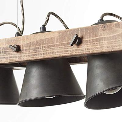 Brilliant Eetkamer hanglampPlow industrieel - 82175/46 Brilliant Eetkamer hanglampPlow industrieel - 82175/46