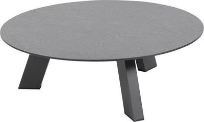 4SO Cosmic salontafel met hpl tafelblad slate antraciet 78 cm rond en 25 cm hoog