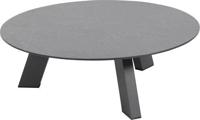 4SO Cosmic salontafel met hpl tafelblad slate antraciet 78 cm rond en 25 cm hoog - thumbnail