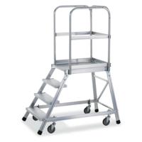 Zarges platformtrap verrijdbaar 1x4tr - thumbnail