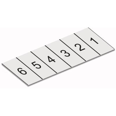 WAGO 2009-110/762-859 Opschriftstroken Wit 50 stuk(s)