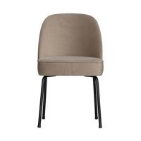 WOOOD Eetkamerstoel 'Vogue' Velvet, kleur Khaki - thumbnail