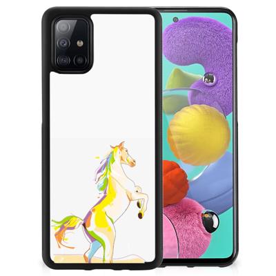 Samsung Galaxy A51 | Bumper Hoesje | Horse Color Samsung Galaxy A51 | Bumper Hoesje | Horse Color