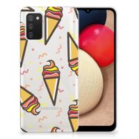 Samsung Galaxy A02s | Siliconen Case | Icecream - thumbnail