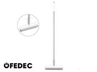 FEDEC 2-in-1 Waterbezem - Douchewisser - Telescopisch - 103 cm - Wit - thumbnail