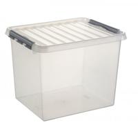 Sunware q-line opbergbox 52l transparant - thumbnail