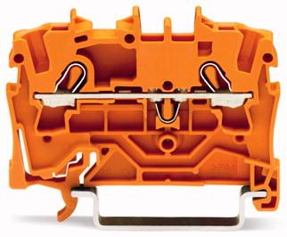 WAGO 2002-1202 Doorgangsklem 5.20 mm Spanveer Oranje 100 stuk(s)