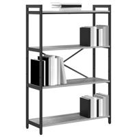 Boekenkast Grijs sonoma 80 x 30 x 118 cm Bewerkt hout - thumbnail