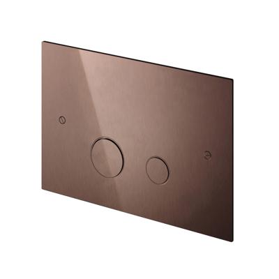 Hotbath Cobber bedieningspaneel geschikt voor Geberit UP320 17 x 25 x 0,4 cm, geborsteld koper PVD