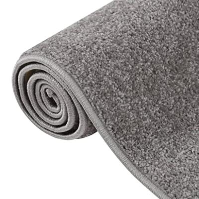 VidaXL Vloerkleed kortpolig 80x150 cm grijs