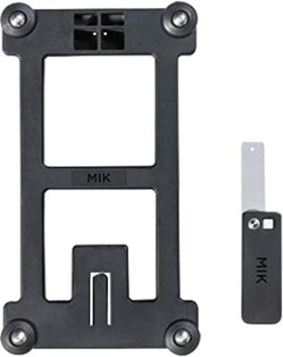 MIK - adapterplaat - zwart