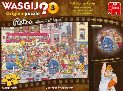 Jumbo Wasgij Retro Original 3 puzzel Werk aan de weg - 1000 stukjes