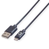 VALUE USB 2.0-synchronisatie- en oplaadkabel met 8pin-connector, 1 m - thumbnail