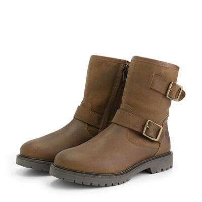 Travelin' Women - Zipper boot - Cognac - Maat 40 Travelin' Women - Zipper boot - Cognac - Maat 40