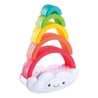 Playgo regenboog stapeltoren - 6dlg. - thumbnail