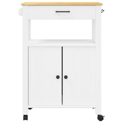 Keukentrolley MONZA 60x40x88,5 cm massief grenenhout