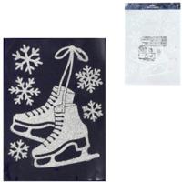 Raamsticker schaatsen 40 cm | 24 stuks - thumbnail