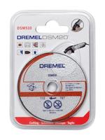 Dremel DSM540 2615S540JB Diamanten doorslijpschijf 77 mm 1 stuk(s) Tegels, Baksteen, Marmer, Porselein, Keramiek - thumbnail