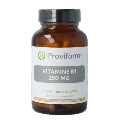 Vitamine B1 thiamine 250mg 100 Vegetarische capsules