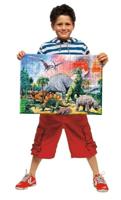 Ravensburger dinosaurus puzzel xxl, 100st - thumbnail