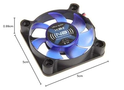 NoiseBlocker BlackSilent XS2 PC-ventilator Zwart, Blauw (doorschijnend) (b x h x d) 50 x 50 x 10 mm NoiseBlocker BlackSilent XS2 PC-ventilator Zwart, Blauw (doorschijnend) (b x h x d) 50 x 50 x 10 mm