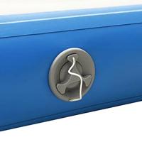 VidaXL Vlot opblaasbaar 300x200x15 cm blauw en wit - thumbnail