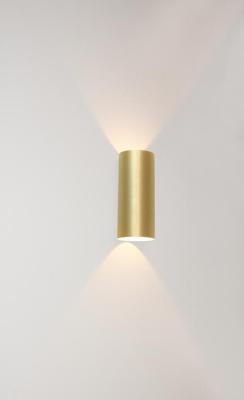 Wandlamp Artdelight Brody 2 Lichts LED 2700K Dimbaar Geborsteld Goud Wandlamp Artdelight Brody 2 Lichts LED 2700K Dimbaar Geborsteld Goud