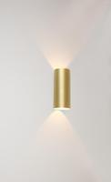 Wandlamp Artdelight Brody 2 Lichts LED 2700K Dimbaar Geborsteld Goud - thumbnail