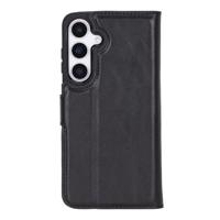 NorthLife Samsung Galaxy S25 - Leren Afneembare 2-in-1 bookcase telefoonhoes - Zwart - thumbnail