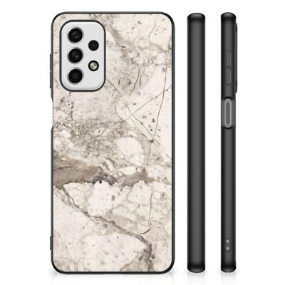 Samsung Galaxy A23 Marmeren Print Telefoonhoesje Marmer Beige