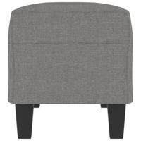 Bankje 100x35x41 cm stof donkergrijs - thumbnail