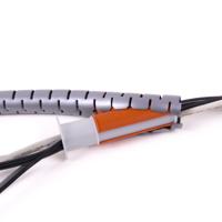 Dataflex 33.782 kabelsleep (diameter 25 mm, 3 m) met intrekhulp, zilver - thumbnail