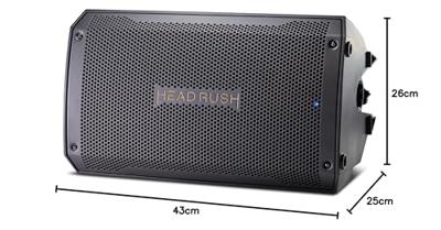 HeadRush FRFR108 mk2 actieve vloermonitor voor multi-effectpedaal