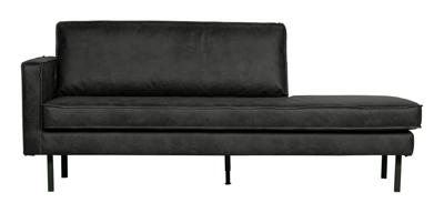 WOOOD Daybed 'Rodeo' Links, kleur Antraciet