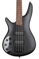 Ibanez SR300EBL-WK Weathered Black LH elektrische basgitaar - thumbnail