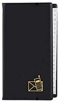 Telefoonregister A-Z 4-rings zwart - thumbnail