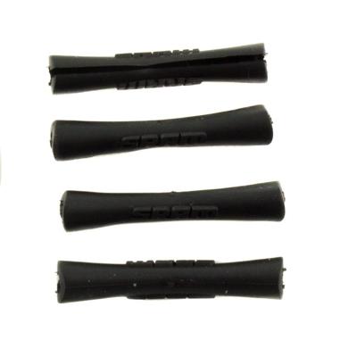 Sram kabeldeel frame beschermers 2x 4mm en 2x 5mm zwart