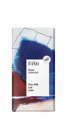 Vivani Chocolade melk delicaat bio 100 Gram