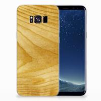 Samsung Galaxy S8 Plus | Bumper Hoesje | Licht Hout - thumbnail