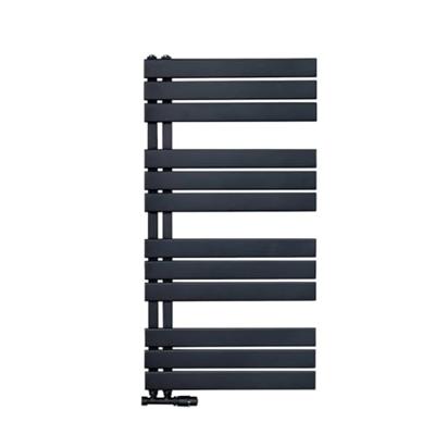 Belrad Handdoekradiator - links - aansluiting/comb - 1200X500mm- Zwart BUCZ1200500 Belrad Handdoekradiator - links - aansluiting/comb - 1200X500mm- Zwart BUCZ1200500