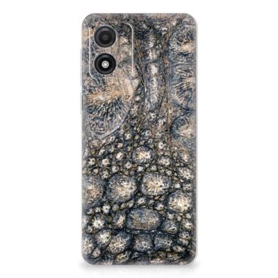 Motorola Moto E13 | TPU Hoesje | Krokodillenprint Motorola Moto E13 | TPU Hoesje | Krokodillenprint