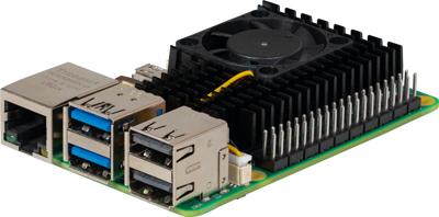 Joy-it RB-heatsink5 Koellichaamset Zwart