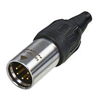 Neutrik NC5MX-TOP kabel-connector XLR Zwart, Zilver - thumbnail