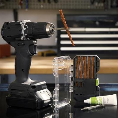 Slime boormachine bandenreparatieset voor off-highway banden