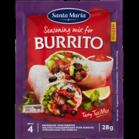 Santa Maria Burrito Kruidenmix Medium 28 g bij Jumbo - thumbnail