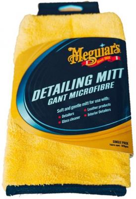 Meguiar's Detailing Mitt washandschoen microvezel geel