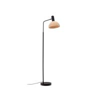 Kave Home Vloerlamp 'Damila' Rotan, 168cm, kleur Zwart - thumbnail